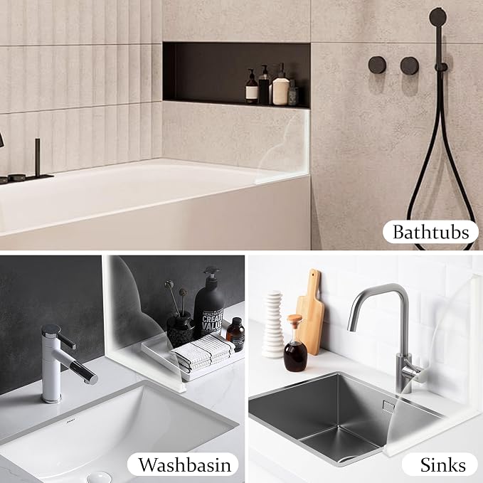 Splash Guard for Bathtub, 4 Pack Bathtub Splash Guard - Image 5