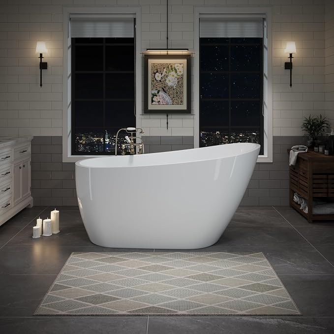 ABRUZZO 55" Acrylic Freestanding Bathtub by ABRUZZO