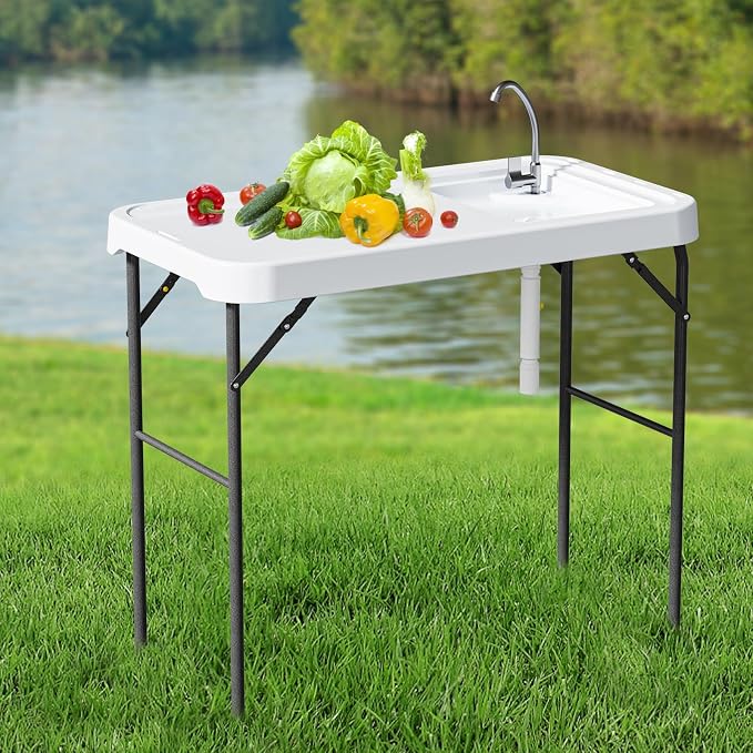 Folding Fish Cleaning Table by LINKRISEED