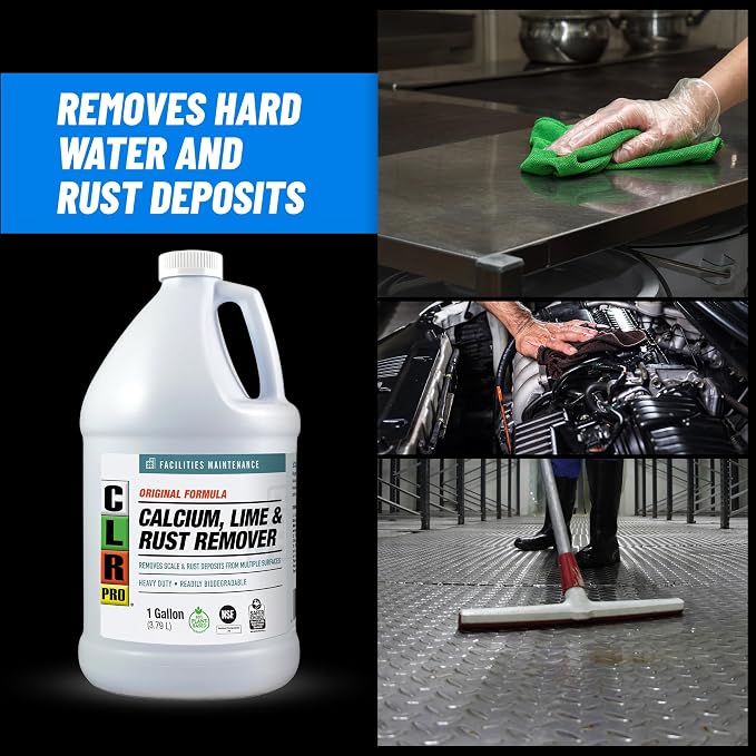 CLR PRO Calcium, Lime and Rust Remover, 1 Gallon Bottle - Image 2