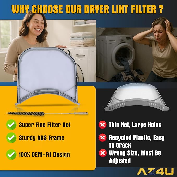 Dryer Lint Filter Screen Trap Replaces - Image 5