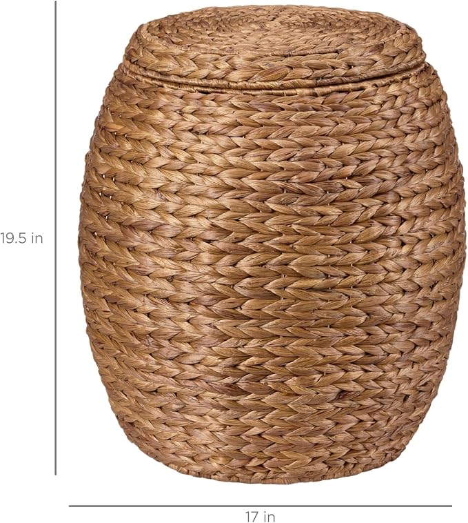 Best Choice Products Multipurpose Hyacinth Storage Basket, Plant Décor - Image 2