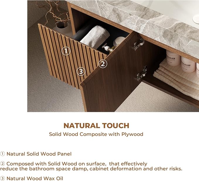 LKTART Floating 48 Inch Bathroom Vanity - Image 5