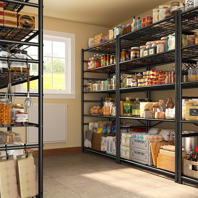 Storage Shelves 5-Tier Large Capacity Metal Shelving - Image 4