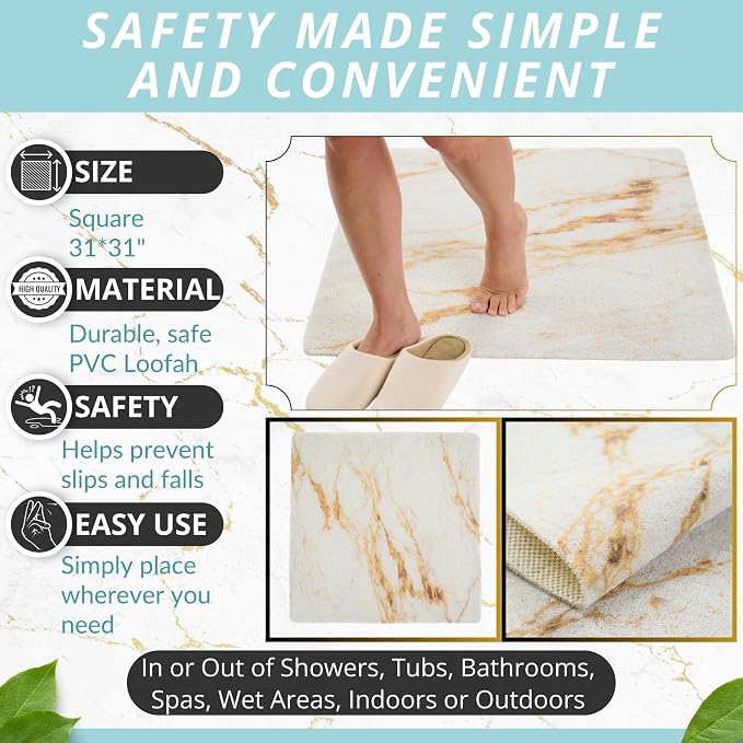 Square Shower Mat - Image 3