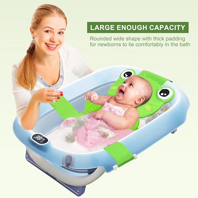 Baby Bath Seat Support Net, Quick Drying, Adjustable, Comfortable, Infant - Image 3