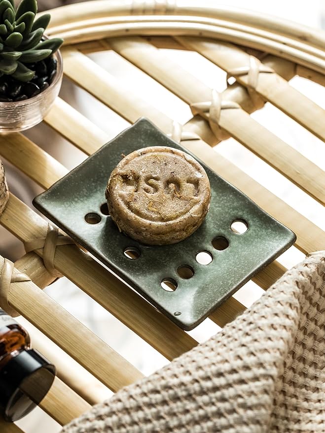 Ceramic Soap Dish with Self Drain - Image 4