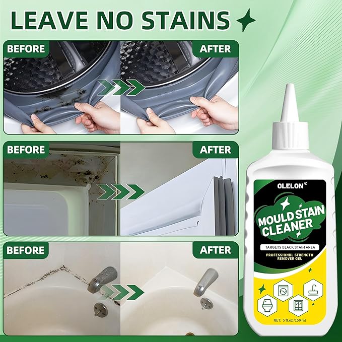 2 Pack Grout Cleaner Mou-ld Stain Remover Gel - Image 4