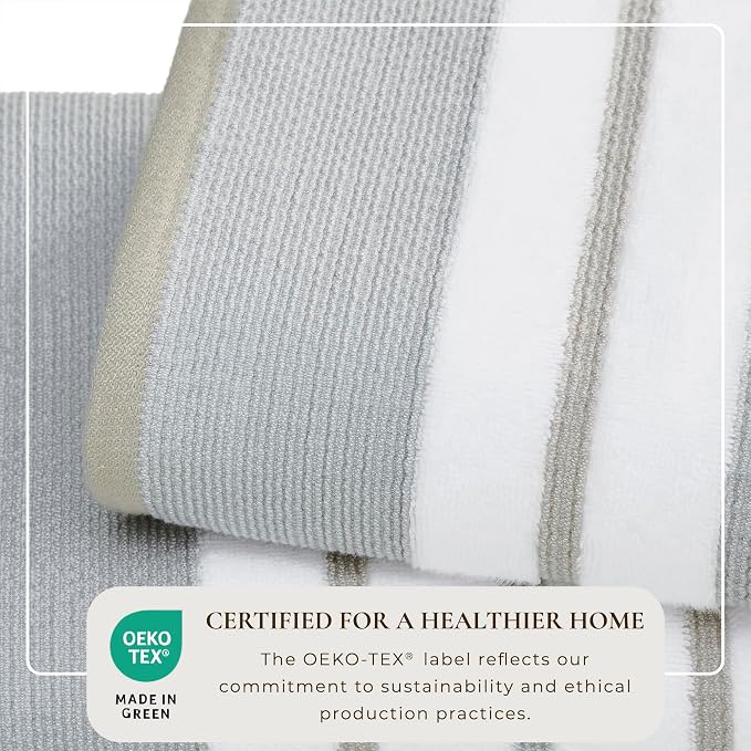 Great Bay Home Decorative Bath Towel Set - Image 2