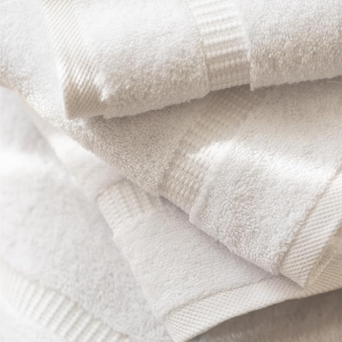 SALBAKOS 100% Turkish Cotton Hand Towel Set of 6 16x30 inch | Heirloom Quality - Image 3