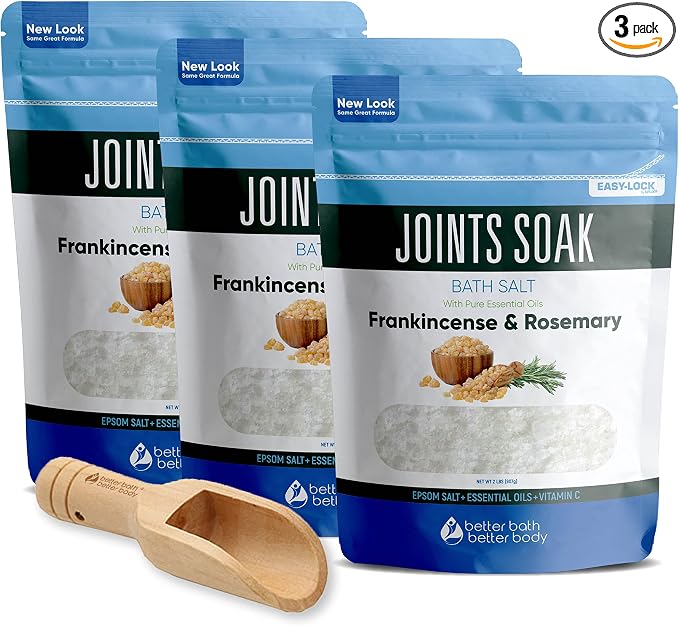 Joints Bath Soak Soothing Epsom Salt by BetterBathBetterBody