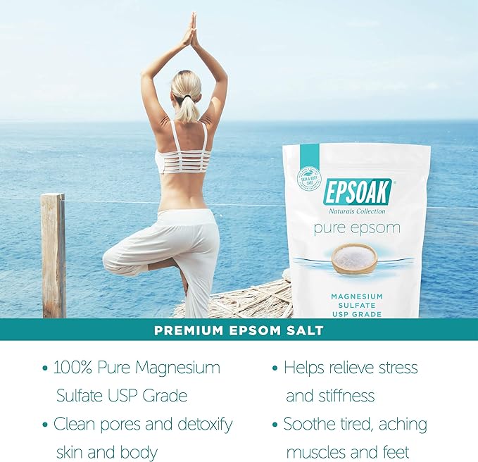 Epsoak Epsom Salt 4 lbs. USP Magnesium Sulfate - Image 3
