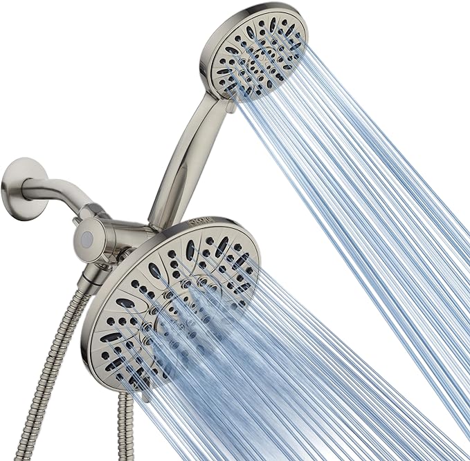 AquaDance 7" Premium High Pressure 3-Way Rainfall Combo by AquaDance