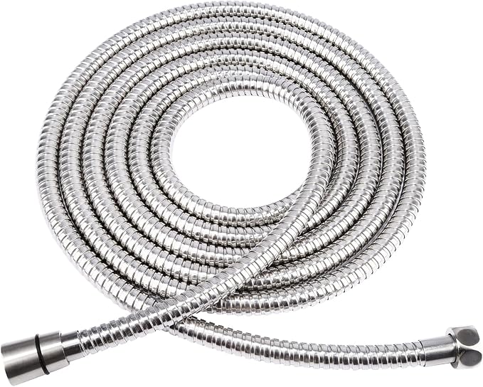 HOMEIDEAS 138 inches Shower Hose, 11.5 feet Extra Long 304 Stainless Steel by HOMEIDEAS