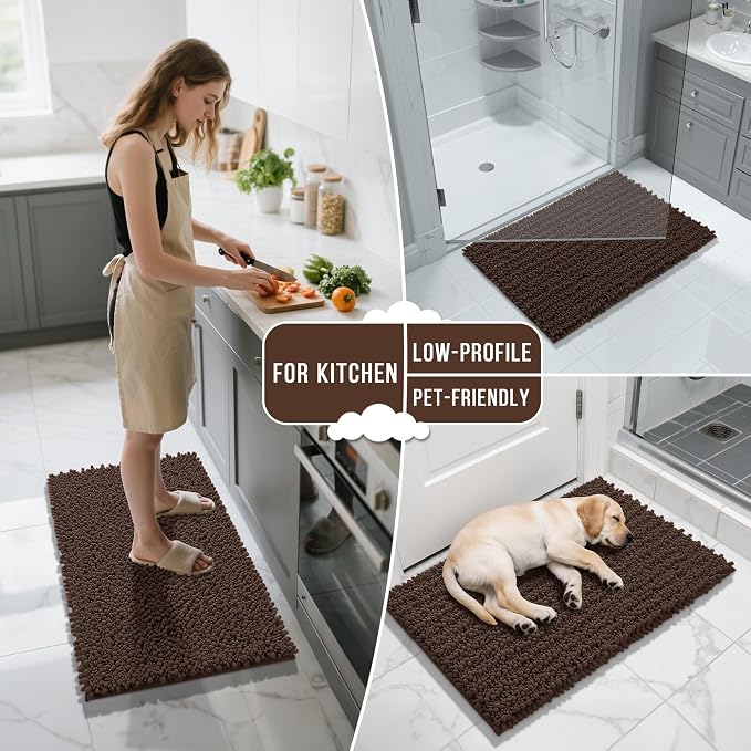 Yimobra Large Bathroom Rugs Non Slip Washable 36x24 Inch - Image 7