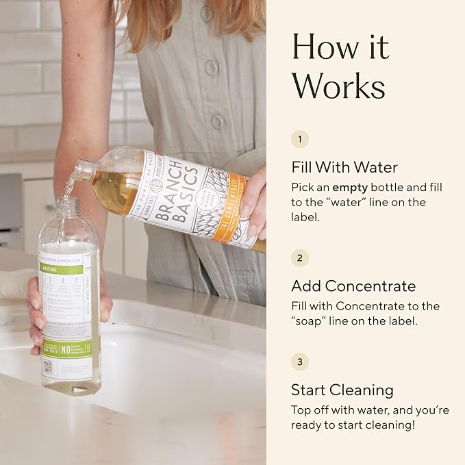 Branch Basics Premium Starter Kit: All Purpose, and Bathroom Cleaner plus our - Image 4