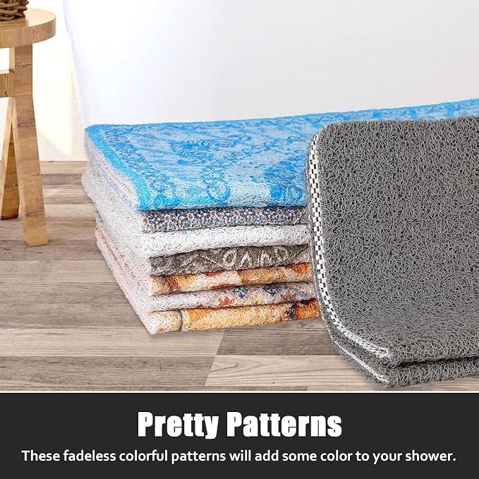 Square Shower Mat Non Slip: 27x27 Inch Extra Large Shower Floor Mat - Image 5
