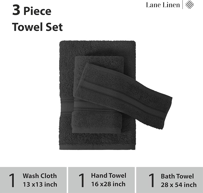 LANE LINEN Luxury Towels Set - Image 3