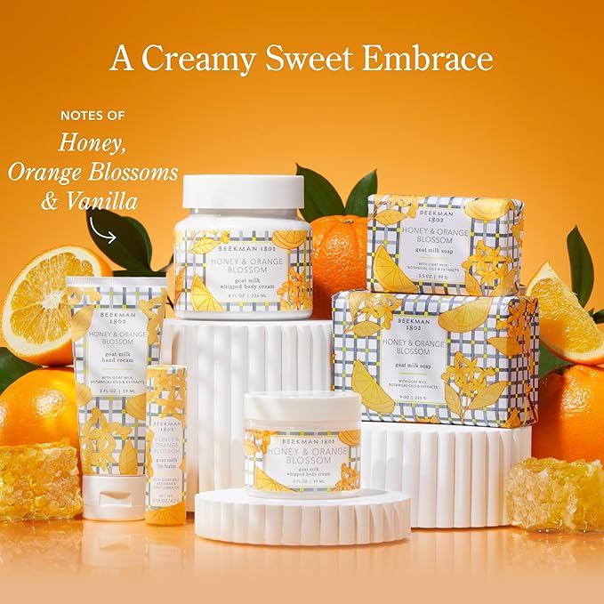 Beekman 1802 Goat Milk Body Soap Bar, Honey & Orange Blossom - Image 6