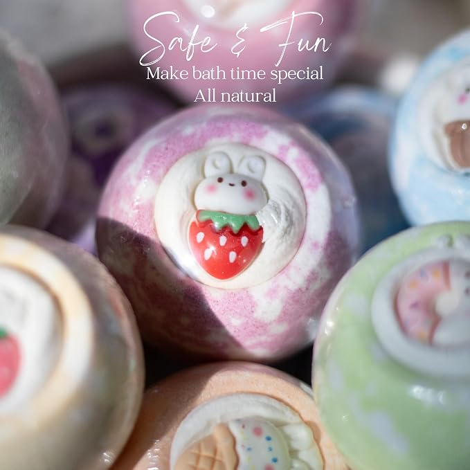 EvolutionUSA 12pc Bloom Bath Bombs - Image 4