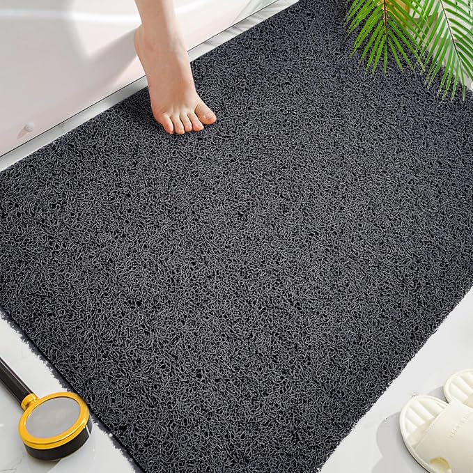 Shower Mats Non Slip for Elderly, 24x32’’Lager Loofah Loofah Bath Mats for by NQWei