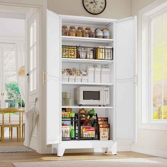 71" Tall Metal Storage Cabinet by GAIOUS