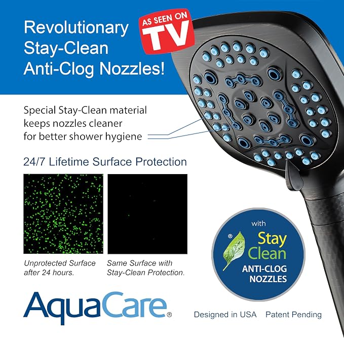 AquaCare 4X High Pressure 10 Spray Mode Filtered Showerhead - Image 8