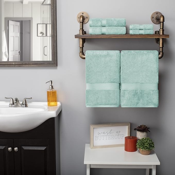 BLUENILEMILLS Premium Towel Collection, Egyptian Cotton Towels by Blue+Nile+Mills