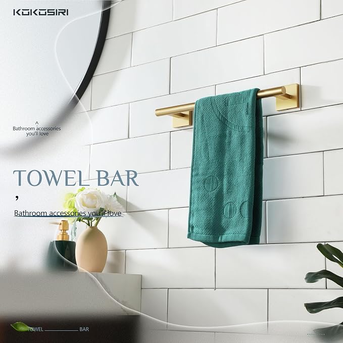 KOKOSIRI Hand Towel Bar Bathroom Towel Holder - Image 6