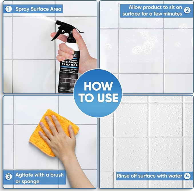 AQUA-X Grout Cleaner 16oz - Image 4