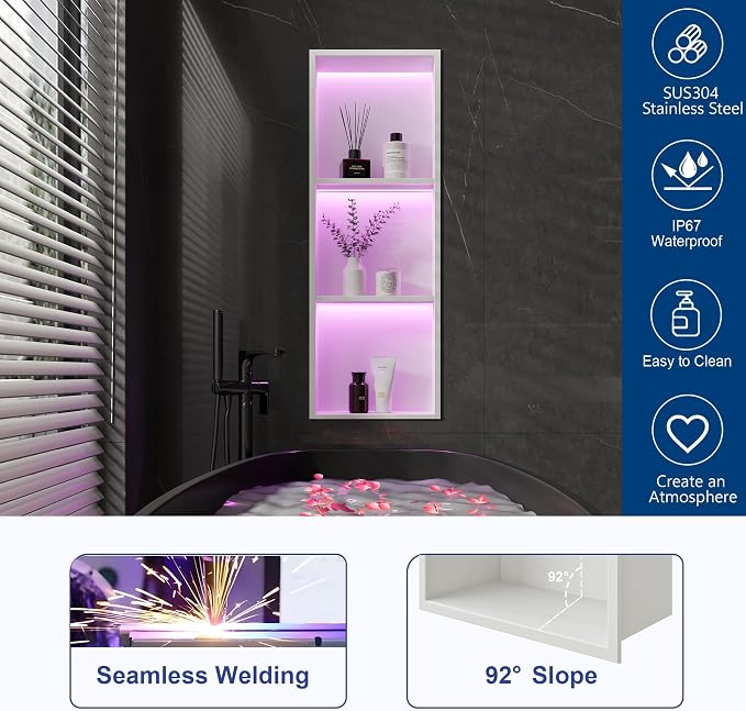 3-Tier 12x36Inch Wall Niche - Image 5