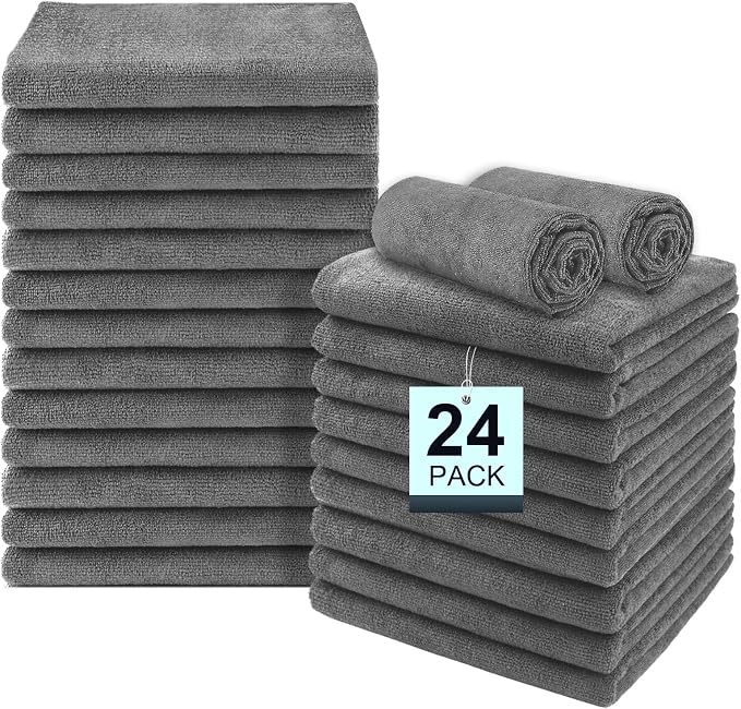 24 Pack Gym Towels Set by Unimade