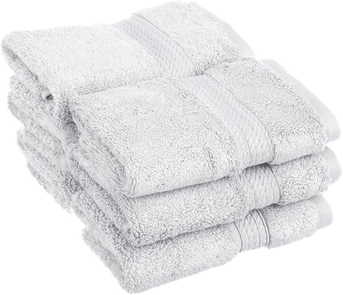 BLUENILEMILLS BNM Egyptian Cotton 6-Piece Towel Set, Includes 6 Face Towels by Blue+Nile+Mills