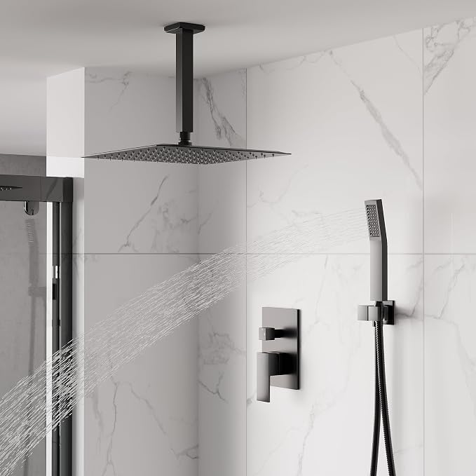 WELLFOR 12-In Ceiling Mount Shower System - Image 11