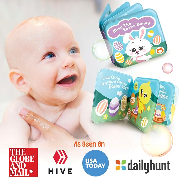 Easter Bath Book Set for Babies & Toddlers – 4 Colorful, and Waterproof Bath - Image 7