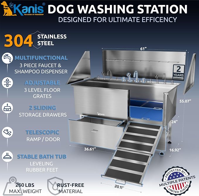 KANIS Professional Dog Washing Station - Image 2