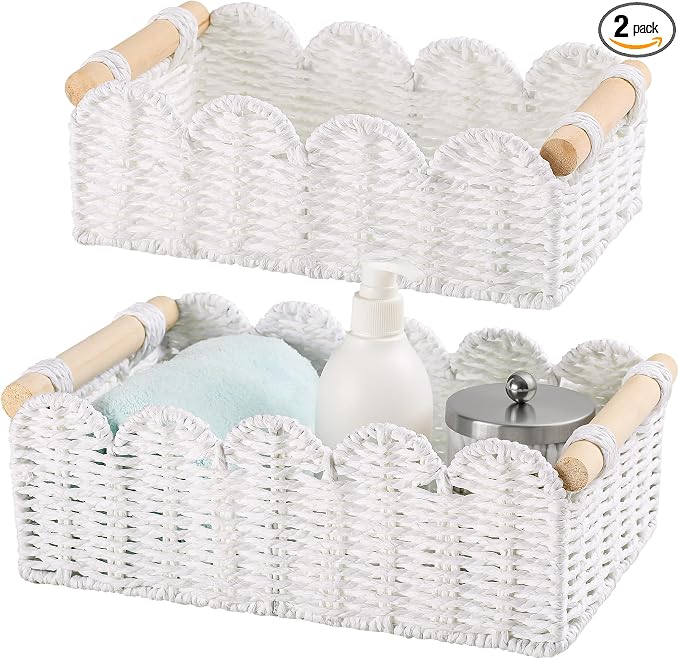 Storage Basket Wicker Baskets for Organizing Toilet Paper Storage Basket for by Unknown