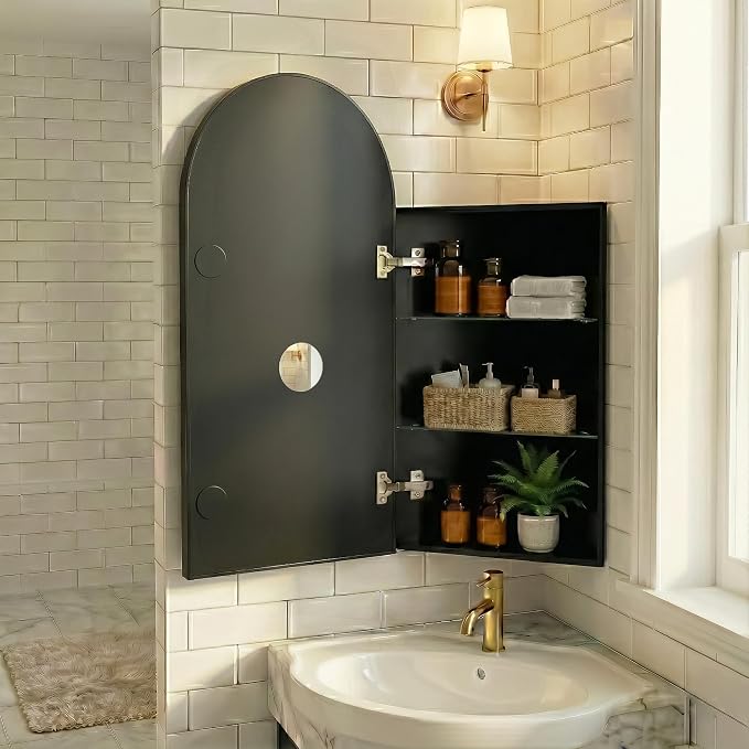 LED Corner Medicine Cabinet - Image 3