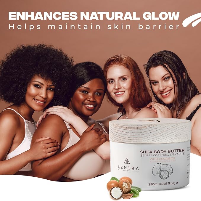 AZMERA Handcrafted Whipped Shea Body Butter – Unscented Moisturizer - Image 4