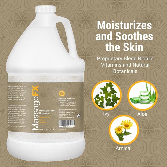 Massage FX Unscented Massage Lotion, 1 Gallon - Image 6