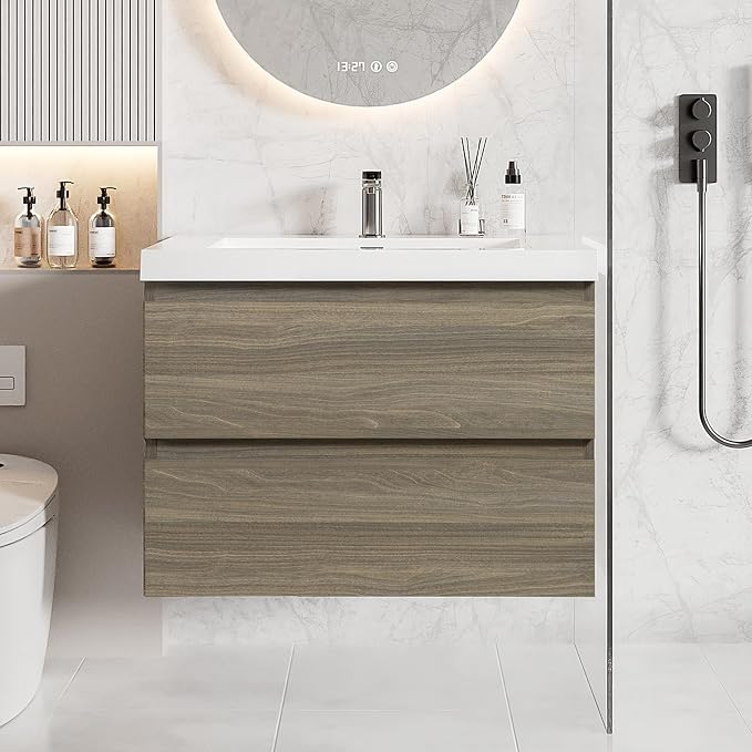 30 Inch Floating Bathroom Vanity by Runave