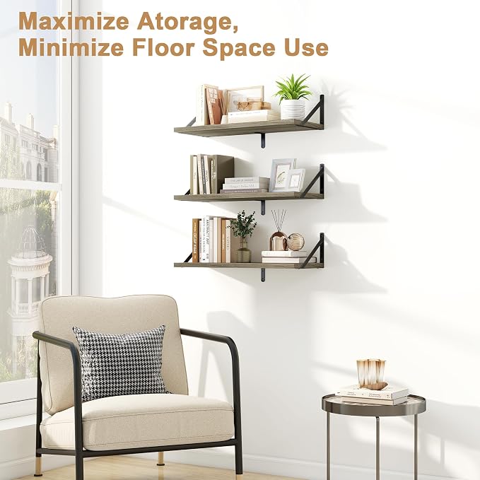 Fun Memories Floating Bookshelves, Decorative Wall Shelf - Image 5