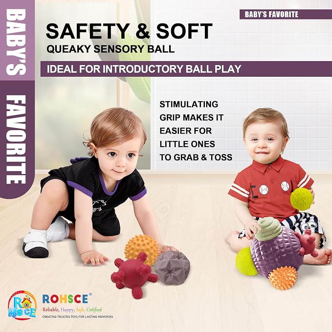 Sensory Balls for Toddlers 1-3, Montessori Toys for Babies 6-12 Months - Image 3