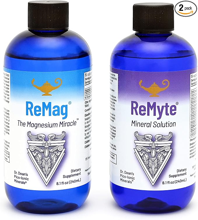 RnA ReSet ReMag & ReMyte – Liquid Magnesium and Multi-Mineral Supplement Bundle by RnAReset