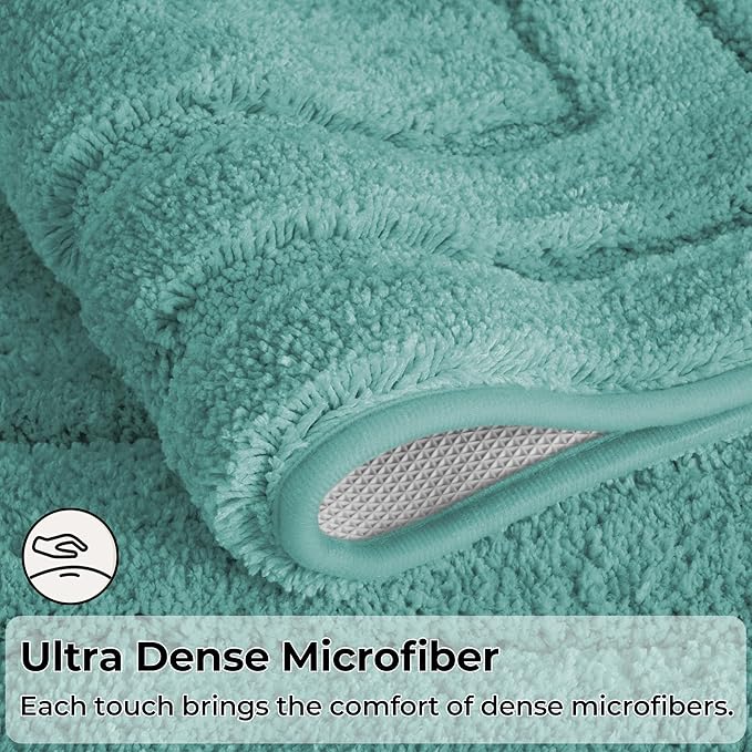 GRANNY SAYS Bathroom Rugs Sets 3 Piece, Soft Absorbent Microfiber Bath Mats - Image 3