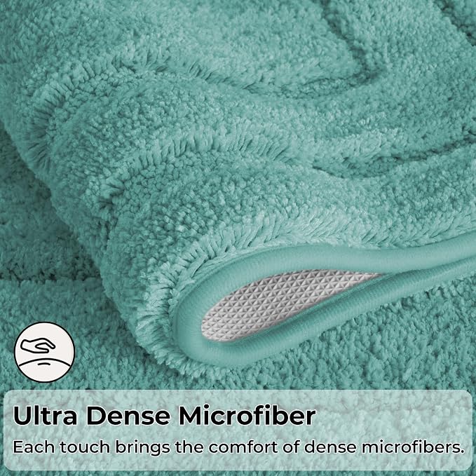 GRANNY SAYS Bathroom Rugs Sets 2 Piece, Soft Absorbent Microfiber Bath Mats - Image 3