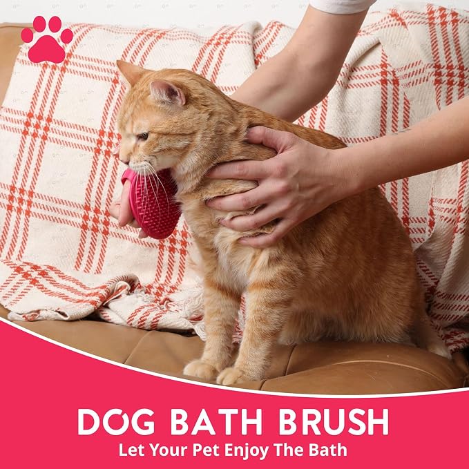 Silicone Dog Bath Brush – Soft Pet Scrubber - Image 5