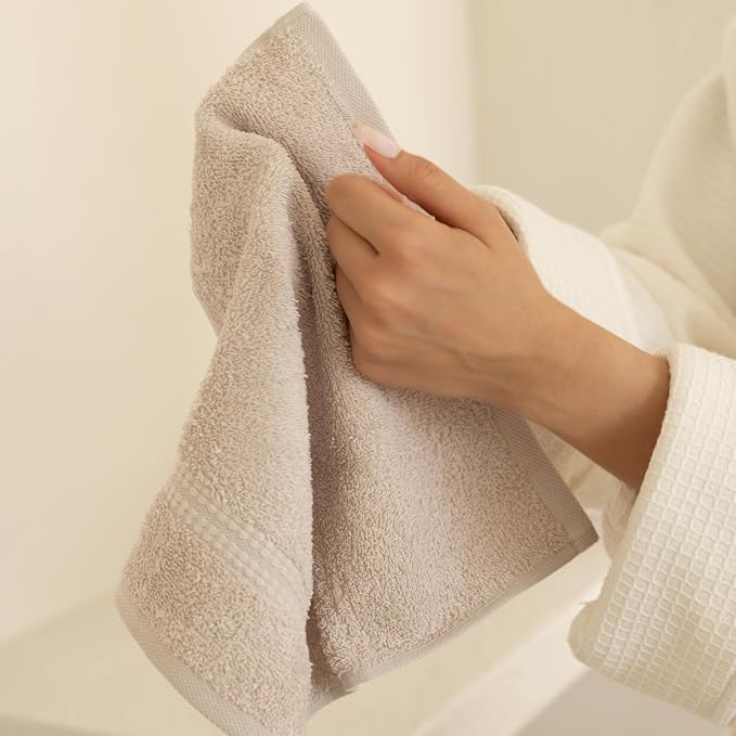 100% Turkish Cotton Towel Set of 6 - Image 3