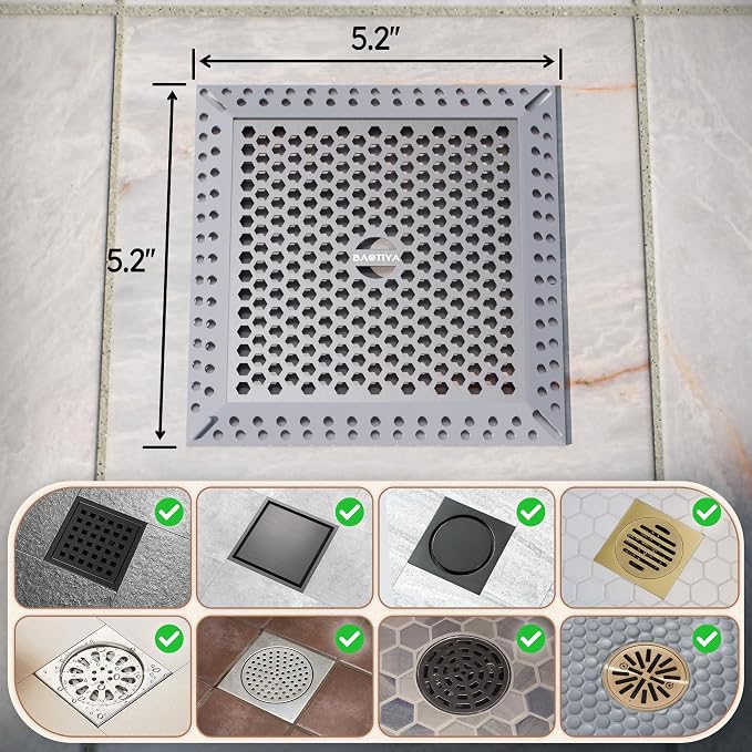 Not Moving Shower Drain Hair Catcher, Effective Hair Catcher Shower Drain - Image 5