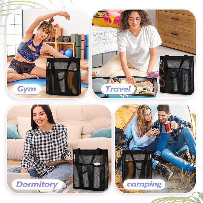 Portable Mesh Shower Caddy, Gym Travel Camp Dorm Room Essentials - Image 5